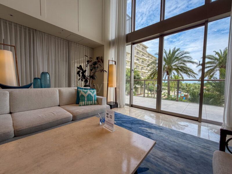 lobby of bay wing at ANA InterContinental Ishigaki Resort