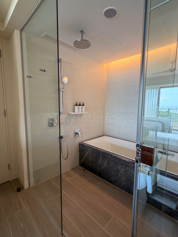 bathroom in ocean view room at ANA InterContinental Ishigaki Resort