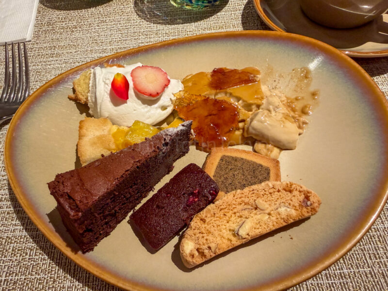 dessert at SALTIDA at ANA InterContinental Ishigaki Resort