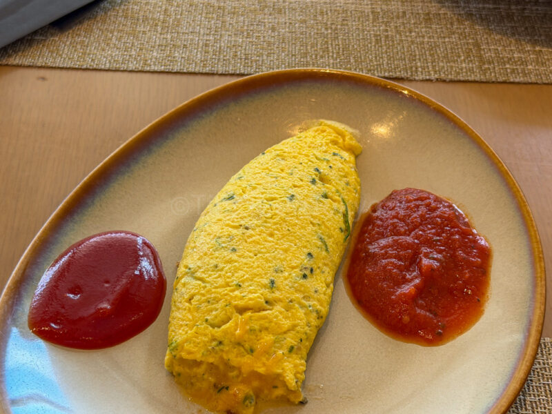 omelette at ANA InterContinental Ishigaki Resort