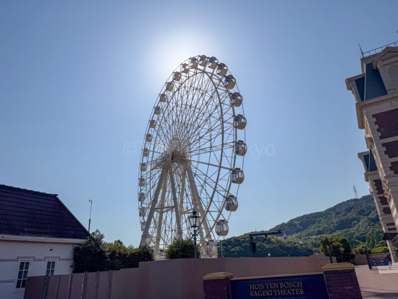 ferris wheel at art garden in huis ten bosch