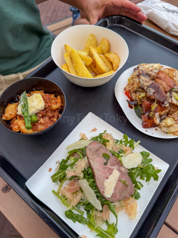 seasonal food at wine fair at huis ten bosch