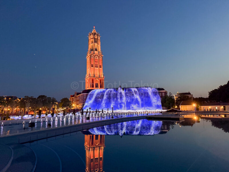 illuminations at Huis Ten Bosch at night