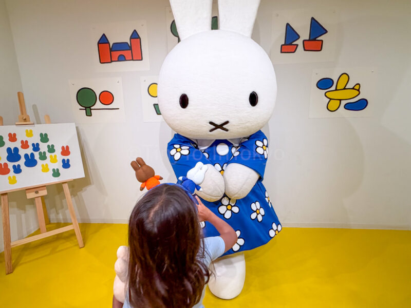 meeting miffy at huis ten bosch