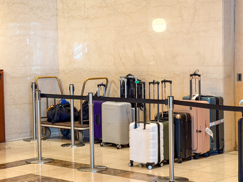 luggage space at one station hotel kumamoto