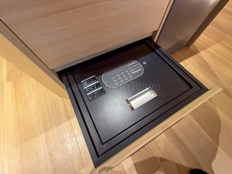 safe in twin room at one station hotel kumamoto