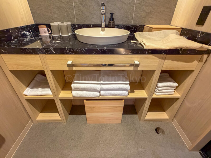 sink in bathroom at one station hotel kumamoto