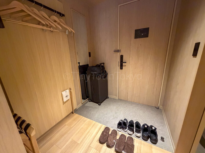 entrance at one station hotel kumamoto luxury floor twin room