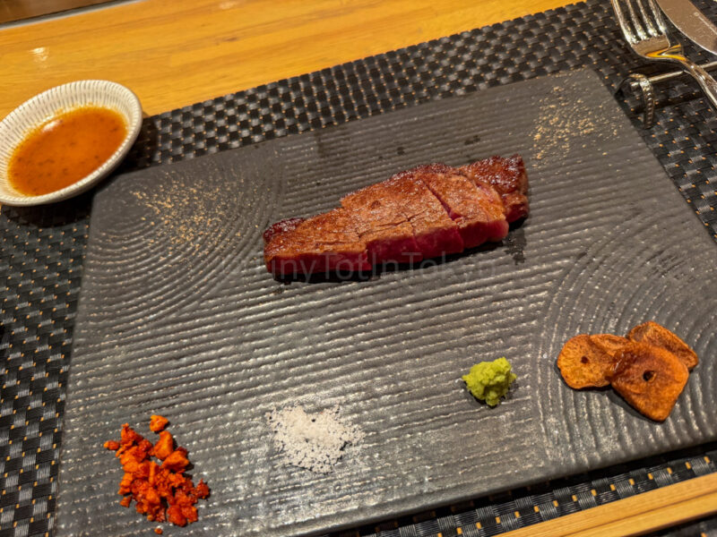 kumamoto wagyu at teppanyaki rindo meal at one station hotel kumamoto