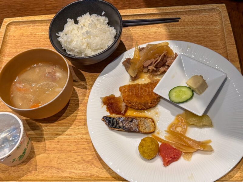 japanese style breakfast at one station hotel kumamoto