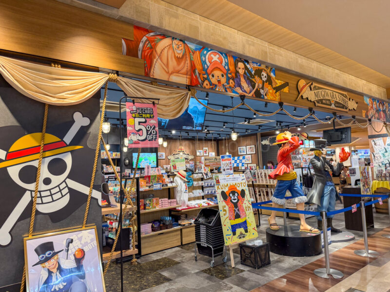 one piece store at Amu Plaza Kumamoto