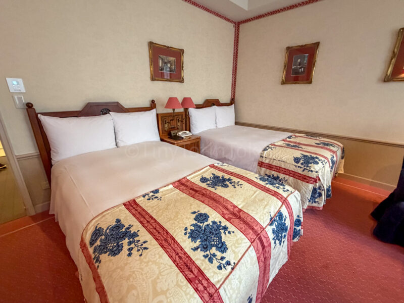 beds at Hotel Europe at Huis Ten Bosch