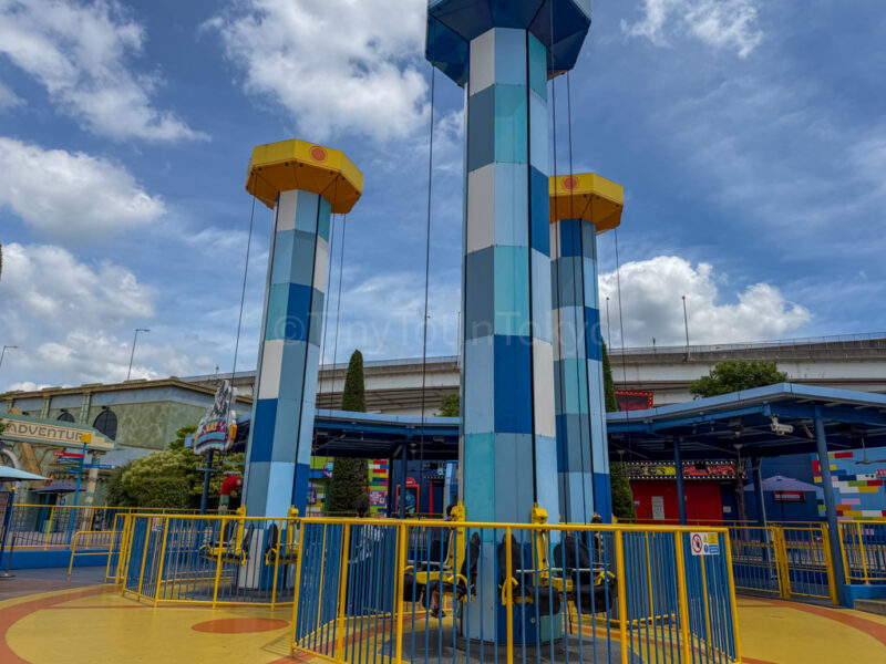 cat cloud busters at legoland japan with kids