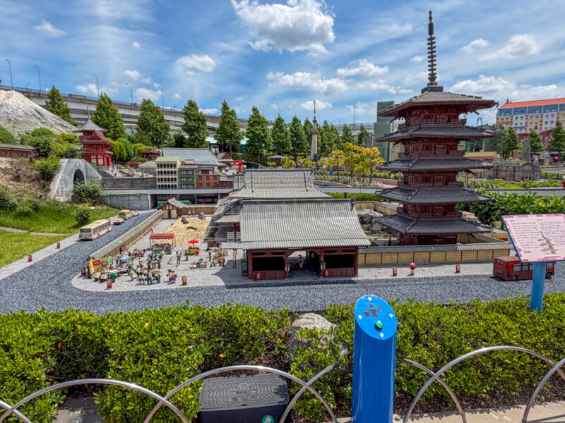 miniland at legoland japan with kids