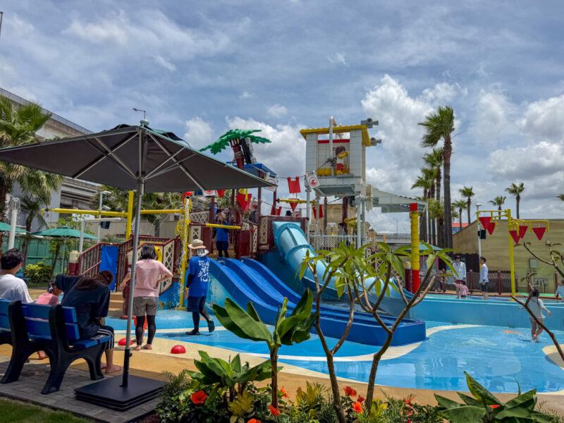 splashpad at legoland japan 