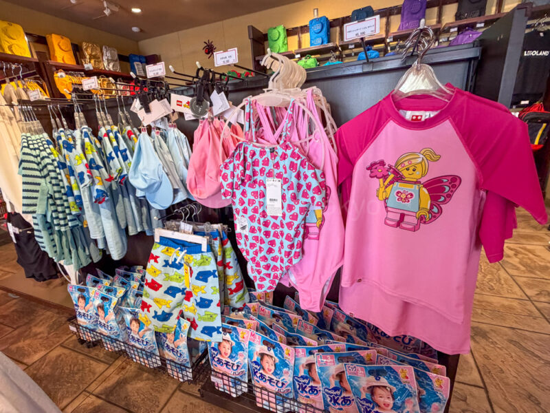 swimsuits for sale at legoland japan 