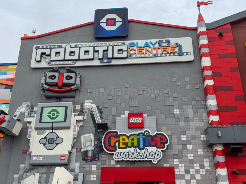 robotic play center at legoland japan with kids