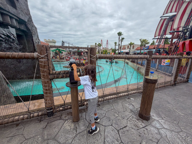 a child at pirate shores at legoland japan 