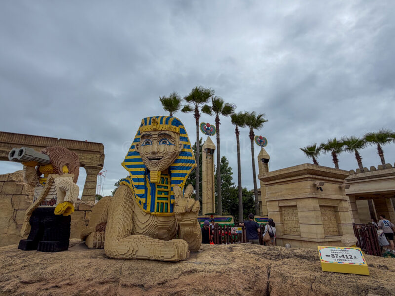lego sphynx at legoland japan 