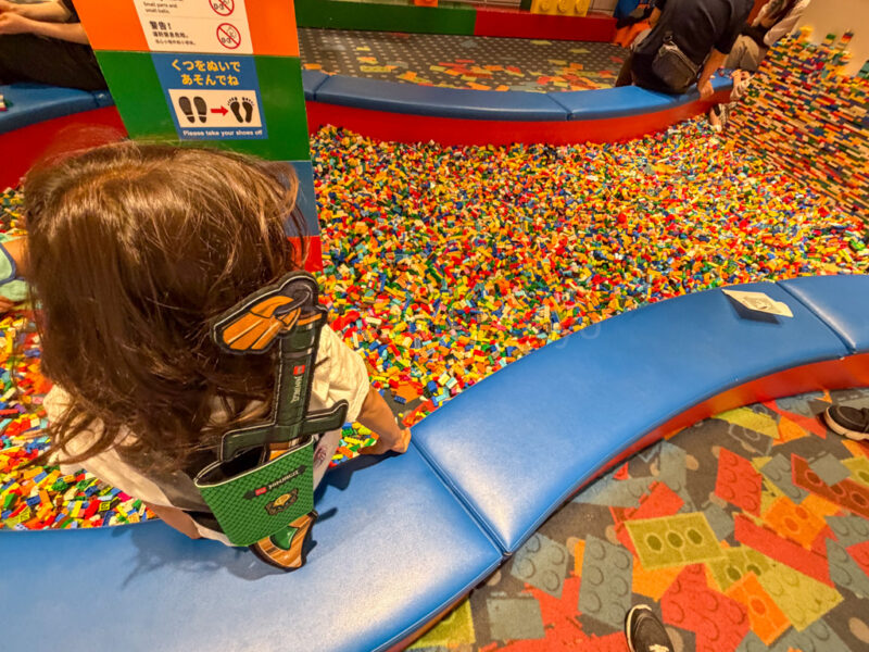 lego play area at LEGOLAND Japan Hotel