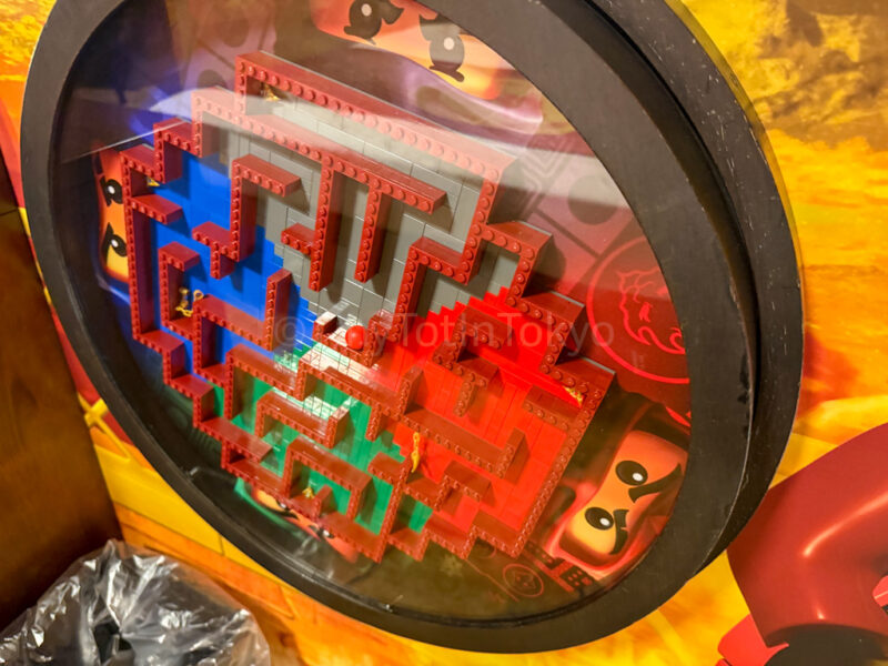 maze toy in Ninjago room at the legoland japan hotel