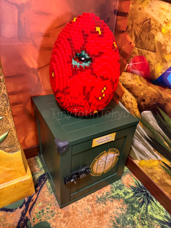 treasure box in Ninjago room at the legoland japan hotel