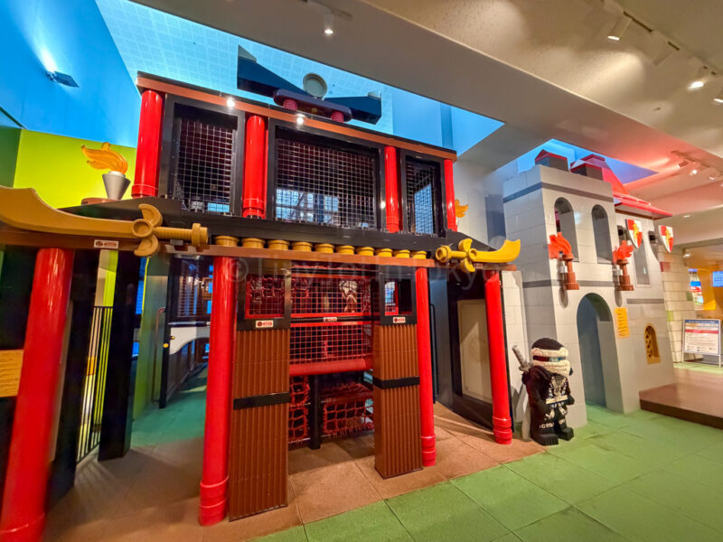 ninjago play area at legoland japan hotel