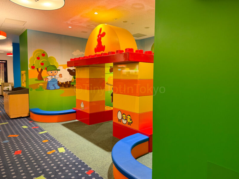 duplo play area at legoland japan hotel