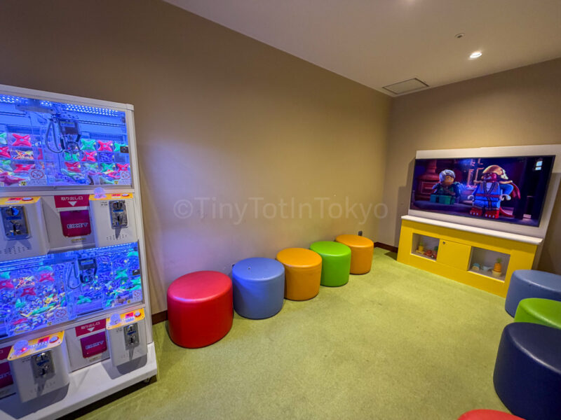game room at legoland japan hotel