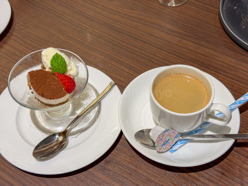 dessert and coffee at legoland japan hotel