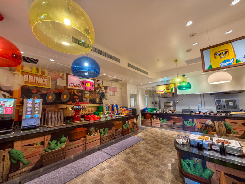breakfast buffet at legoland japan hotel bricks restaurant