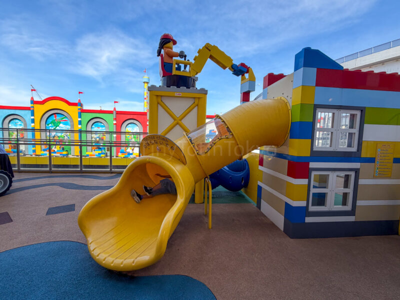 outdoor play area at legoland japan hotel