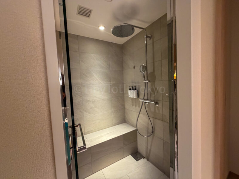 shower in twin deluxe room at canopy by hilton in okinawa miyako island