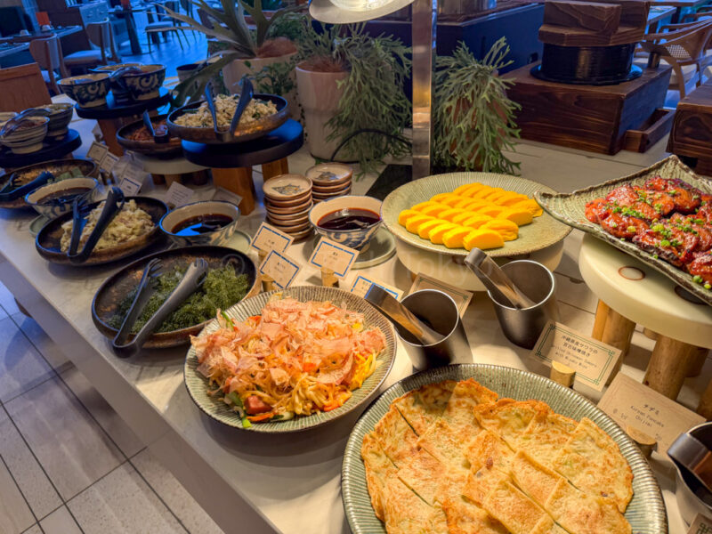 buffet breakfast at canopy by hilton in okinawa miyako island