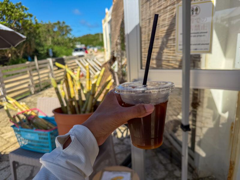sugarcane coffee in miyakojima