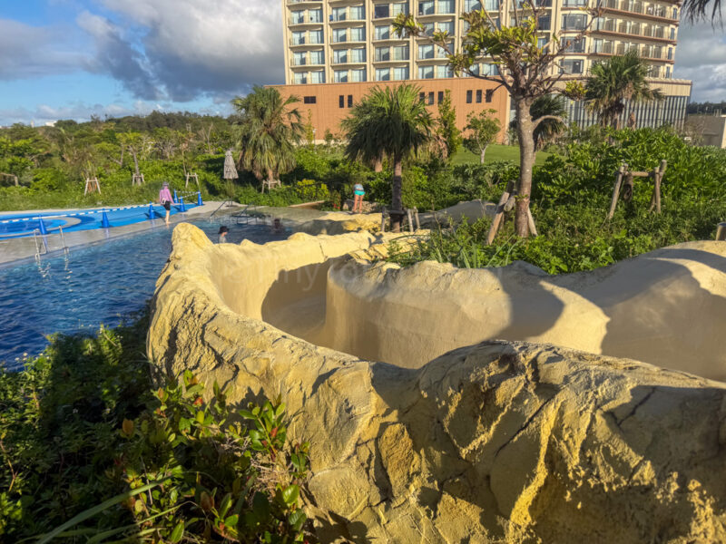 water slide at hilton in miyakojima