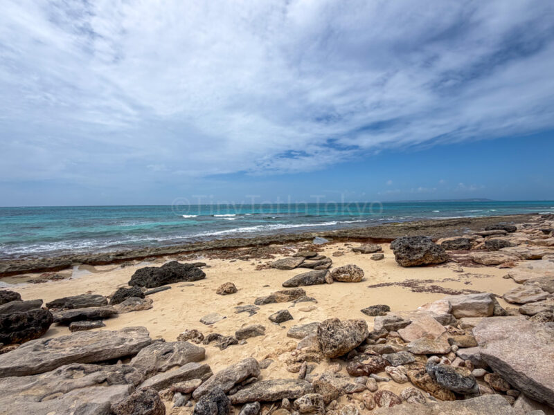 Nagahama beach in miyakojima