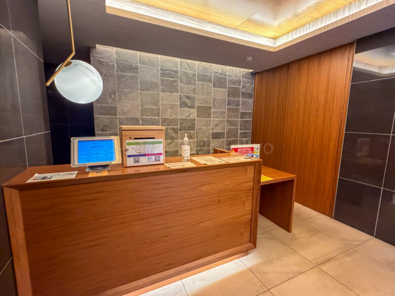 reception at HOTEL All Stay Hakata Kukodori.