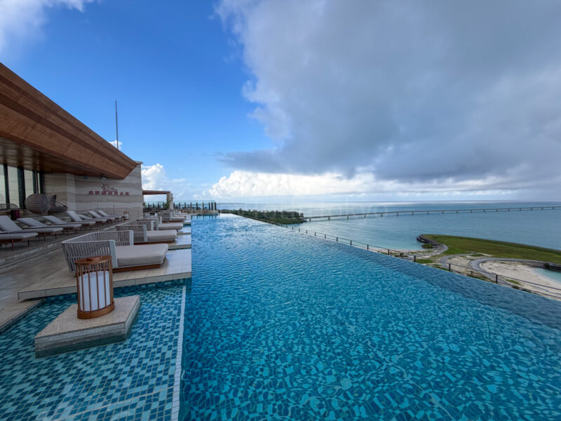 rooftop pool at canopy by hilton in okinawa miyako island