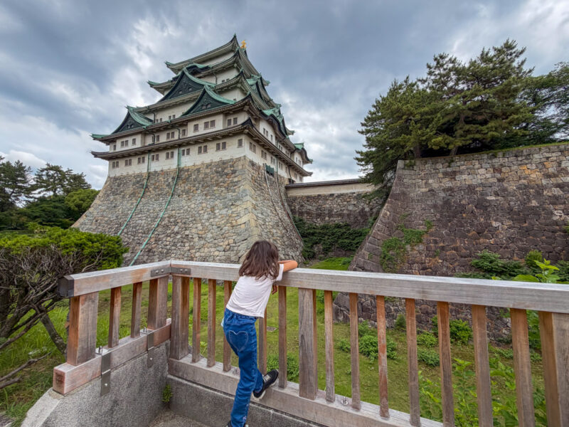 a child at nagoya castle