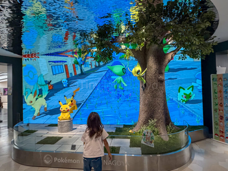 a child at pokemon center nagoya