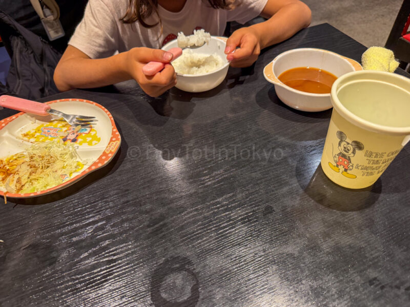 children's cutlery at ramuchii miso katsu in nagoya