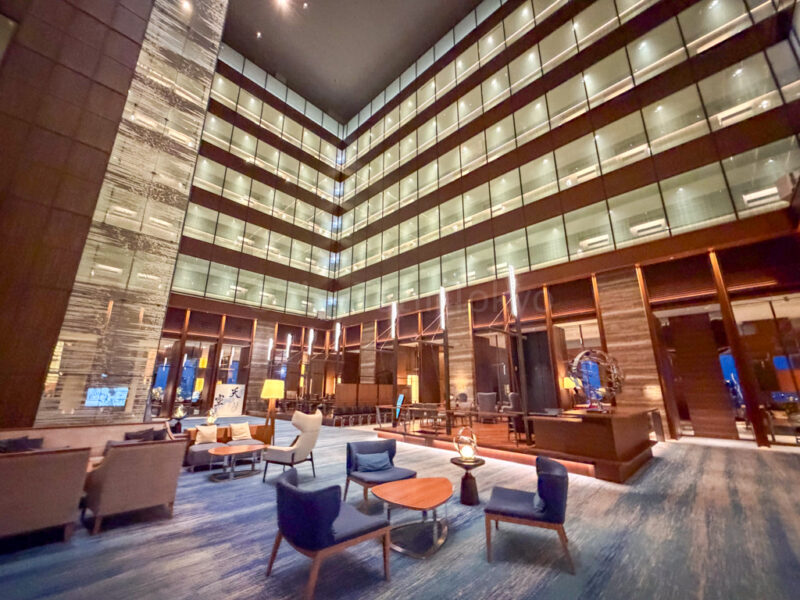 inside of Prince Hotel Nagoya Tower