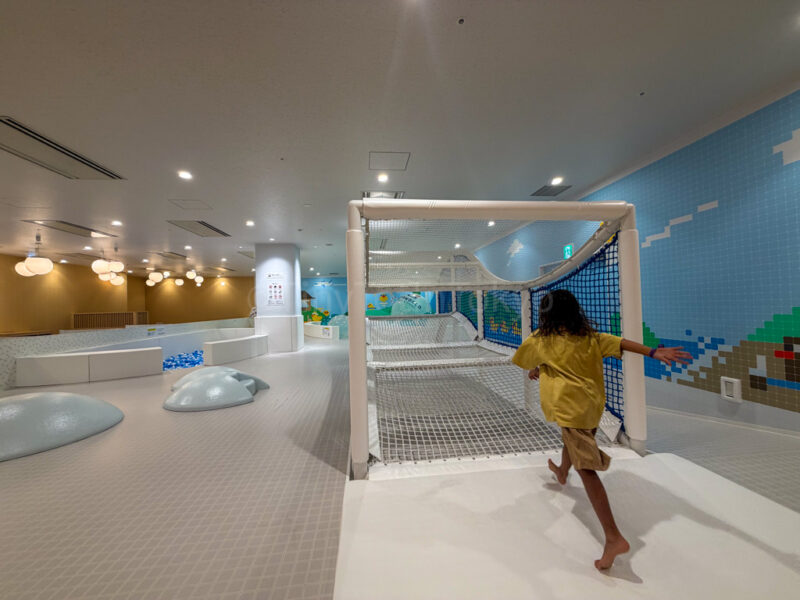 play area for kids at yuttamari spa world osaka